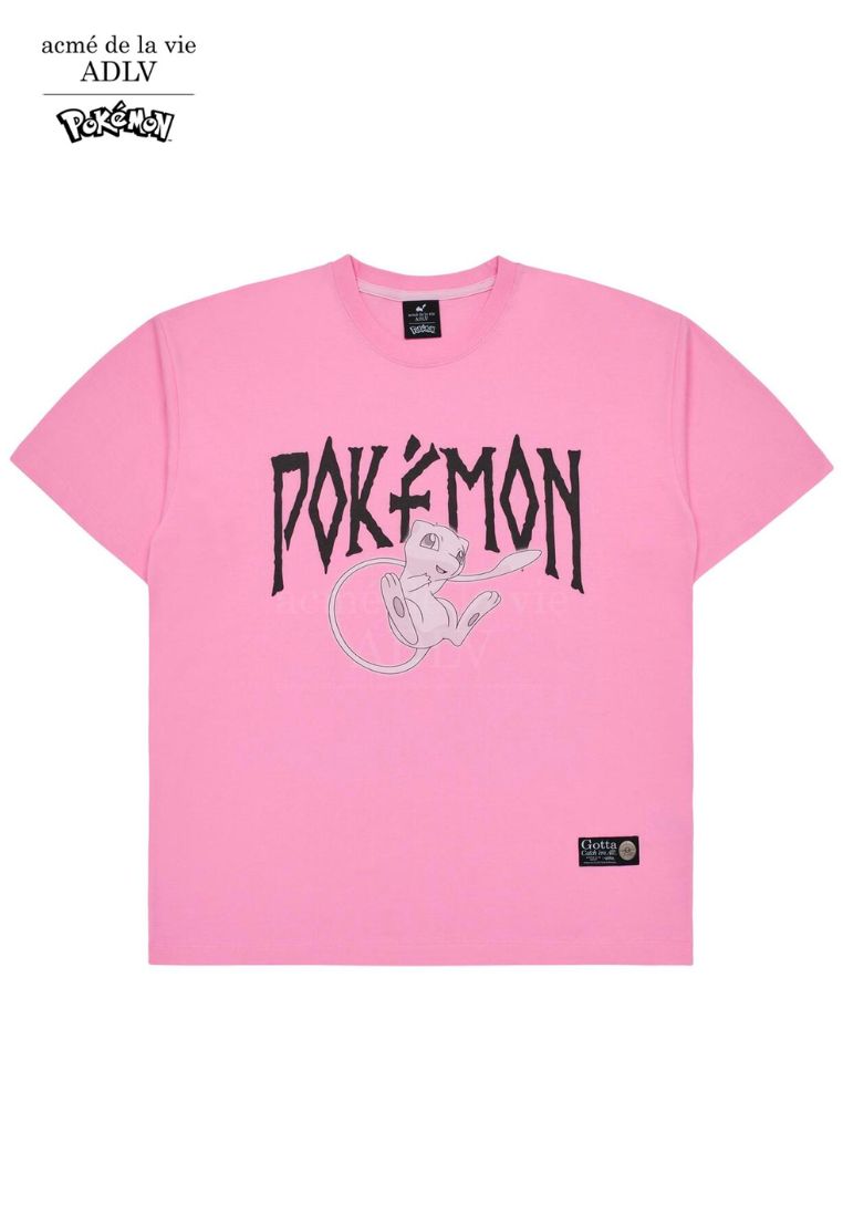 Pokémon MEW Short Sleeve T-Shirt Pink