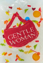 Preppy Knit Shoulder Bag Red