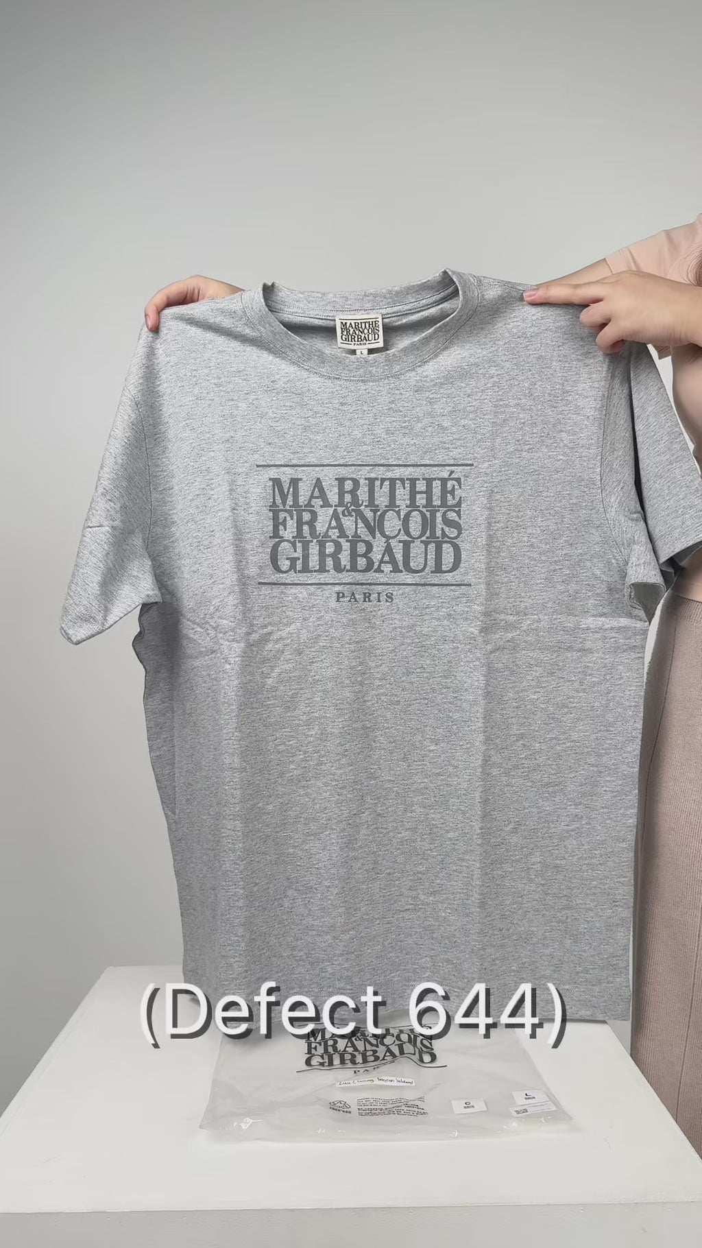 CLASSIC LOGO TEE heather gray