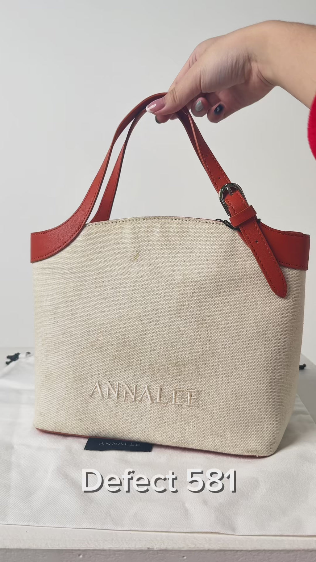 Aileen Canvas Bag L / Brown