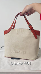 Aileen Canvas Bag L / Brown