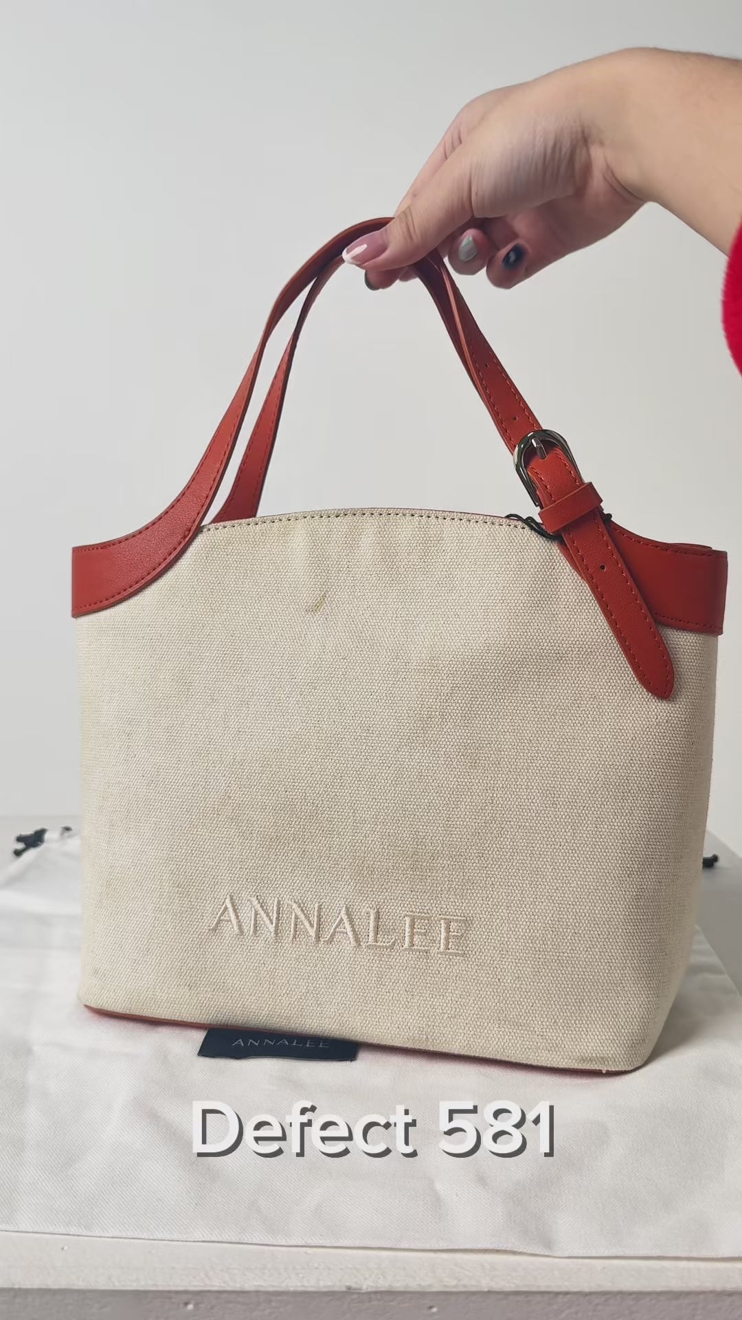 Aileen Canvas Bag L / Brown