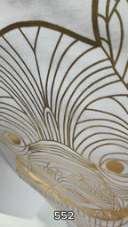 Gold Big Radog T-Shirt Pattern White