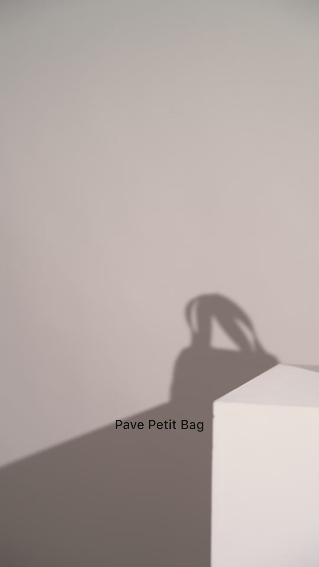 PAVE TOTE BAG soft black