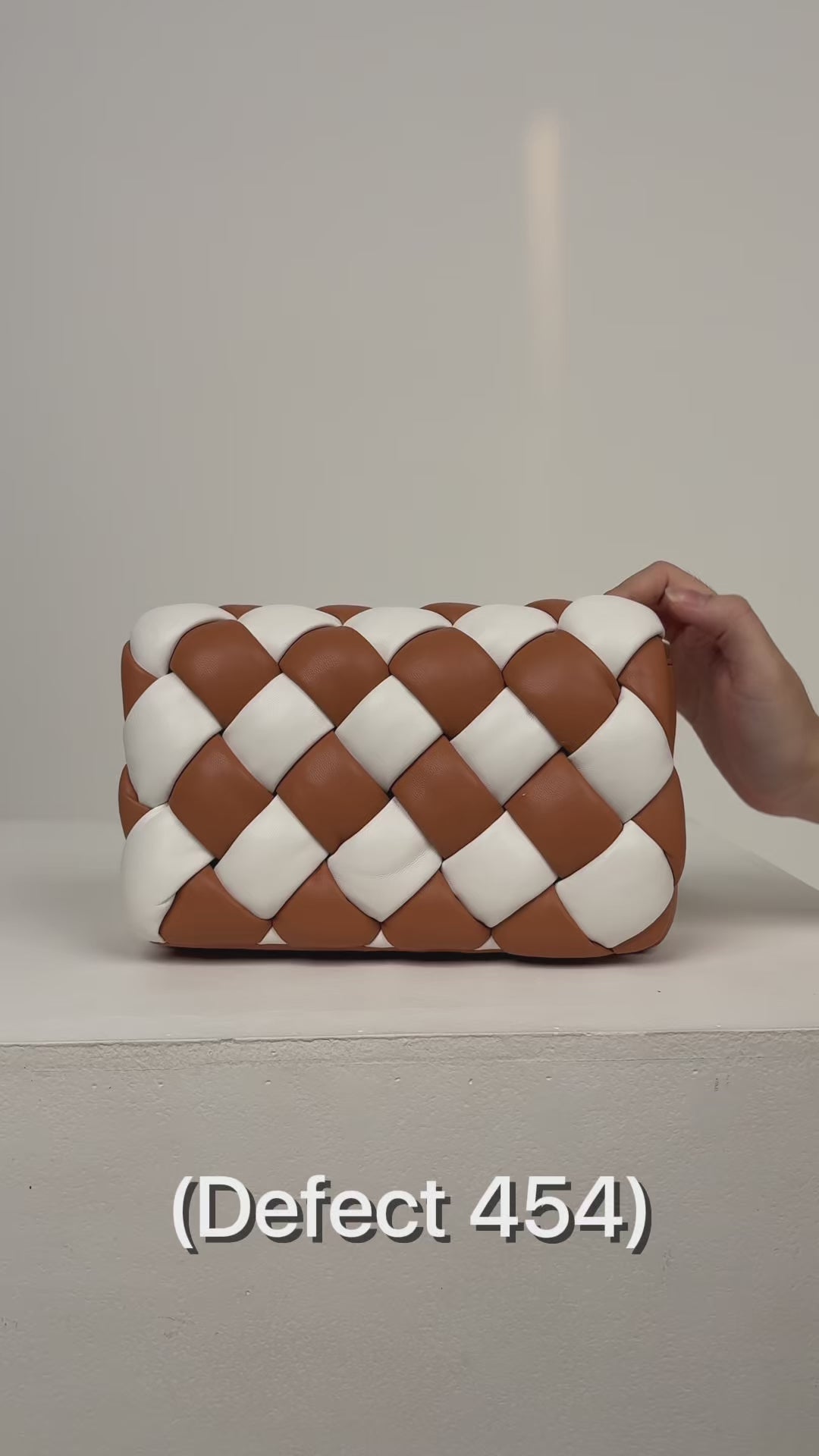 Maze Bag - White & Tan