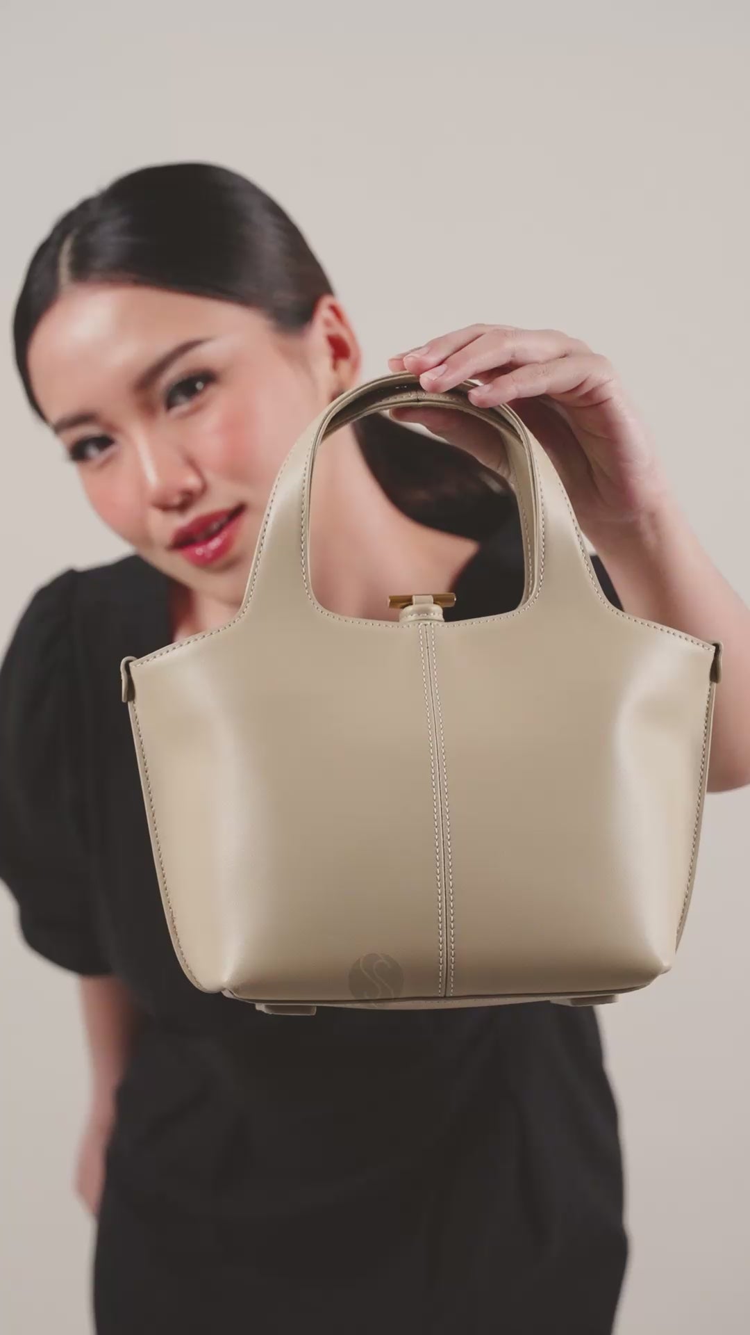 PANIER PETIT BAG egg beige
