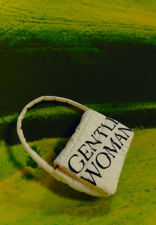 Puffer Shoulder Bag Cream