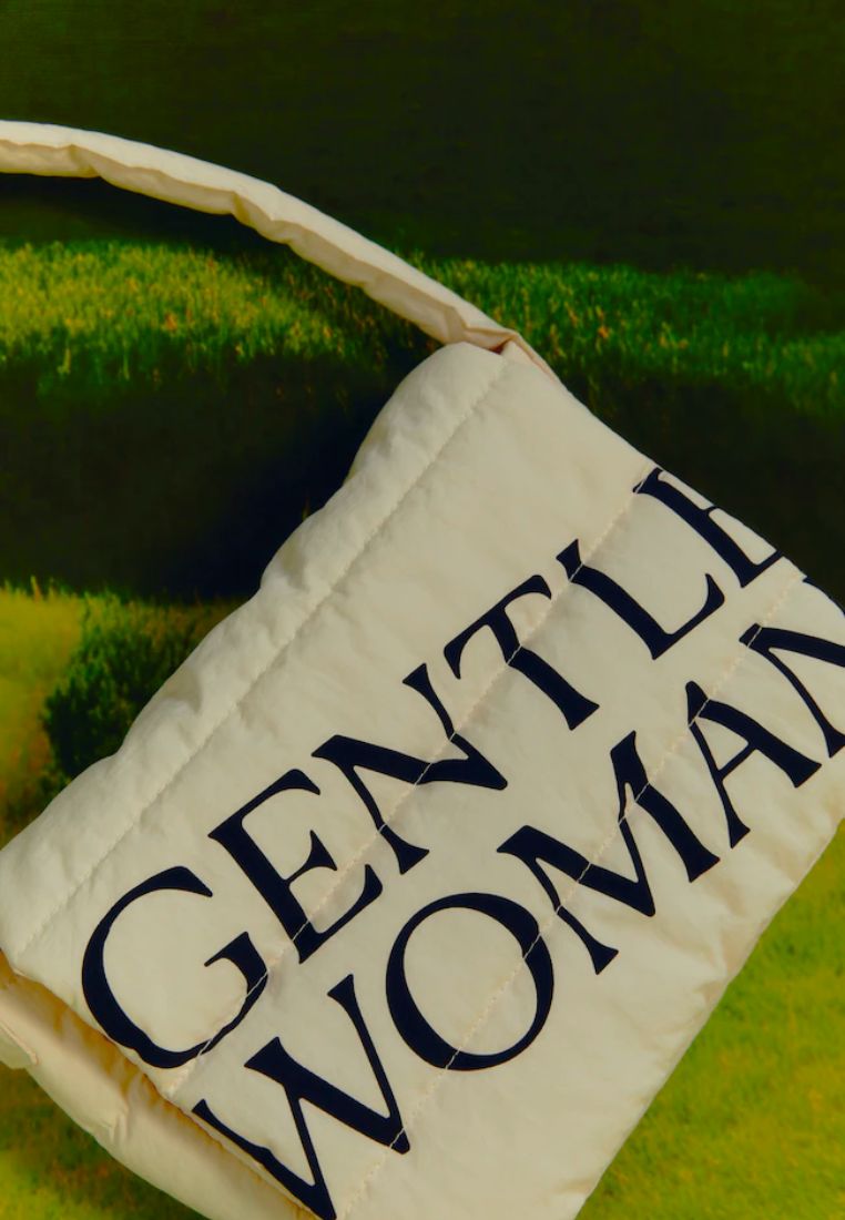 Puffer Shoulder Bag Cream