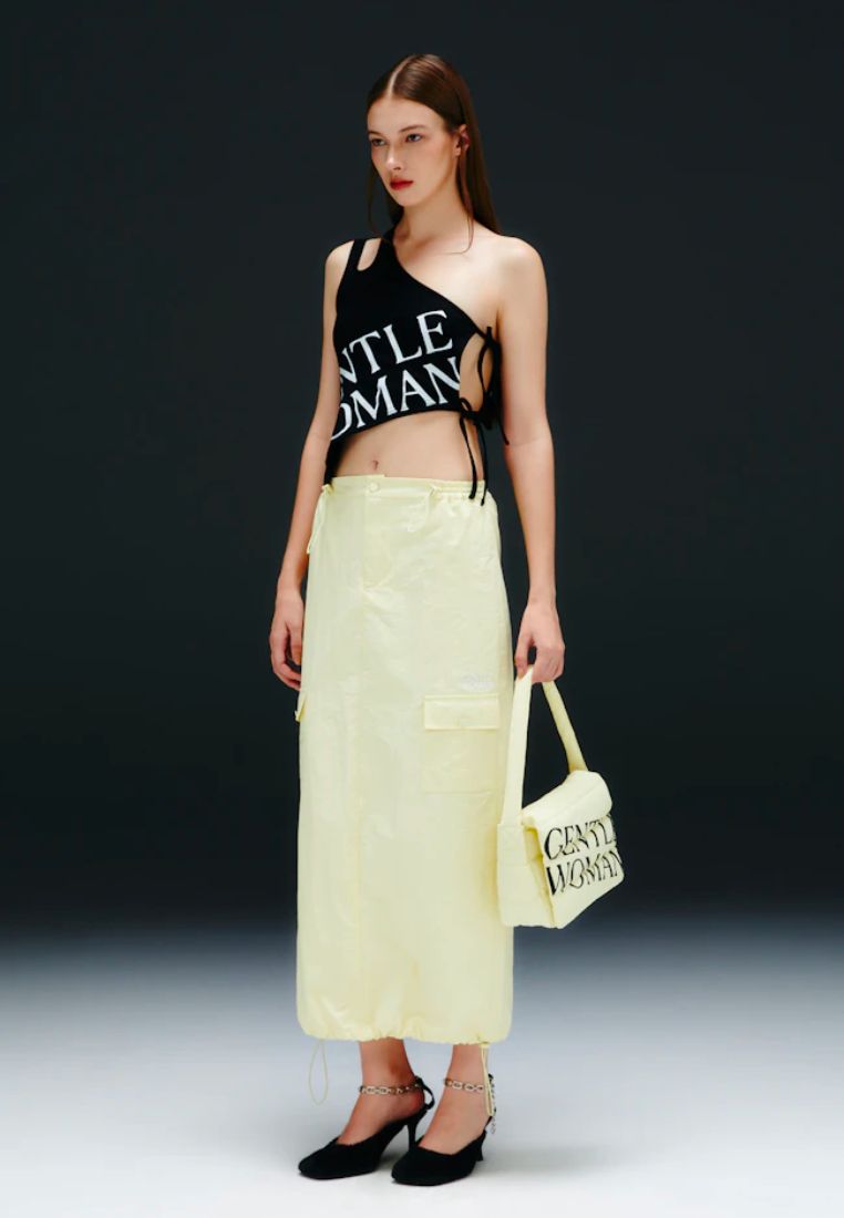 Puffer Shoulder Bag Yellow