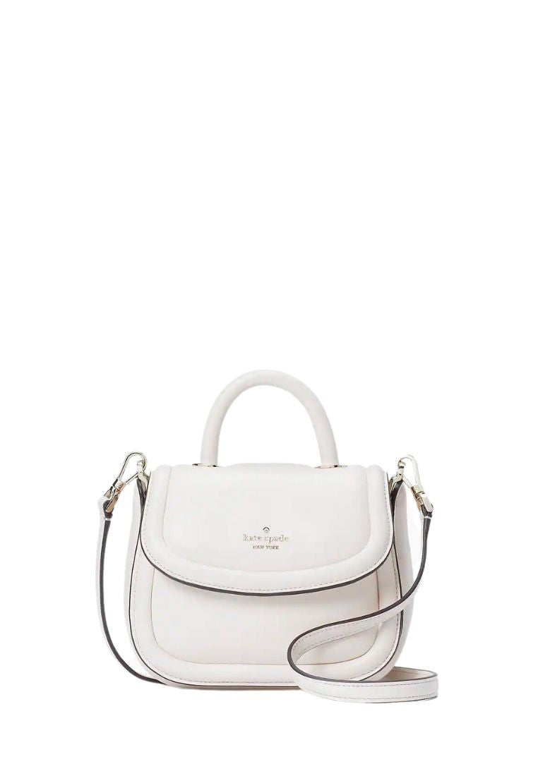 Puffy Mini Top Handle Crossbody Parchment