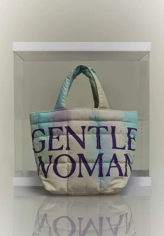 Purple Ombre Small Puffer Bag