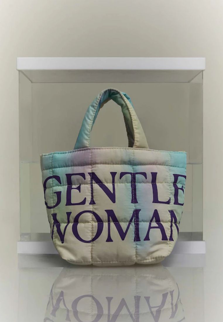 Purple Ombre Small Puffer Bag