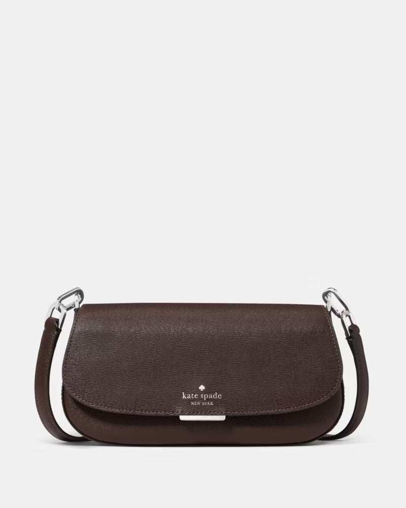 Quinn Mini Crossbody Bag Hot Fudge
