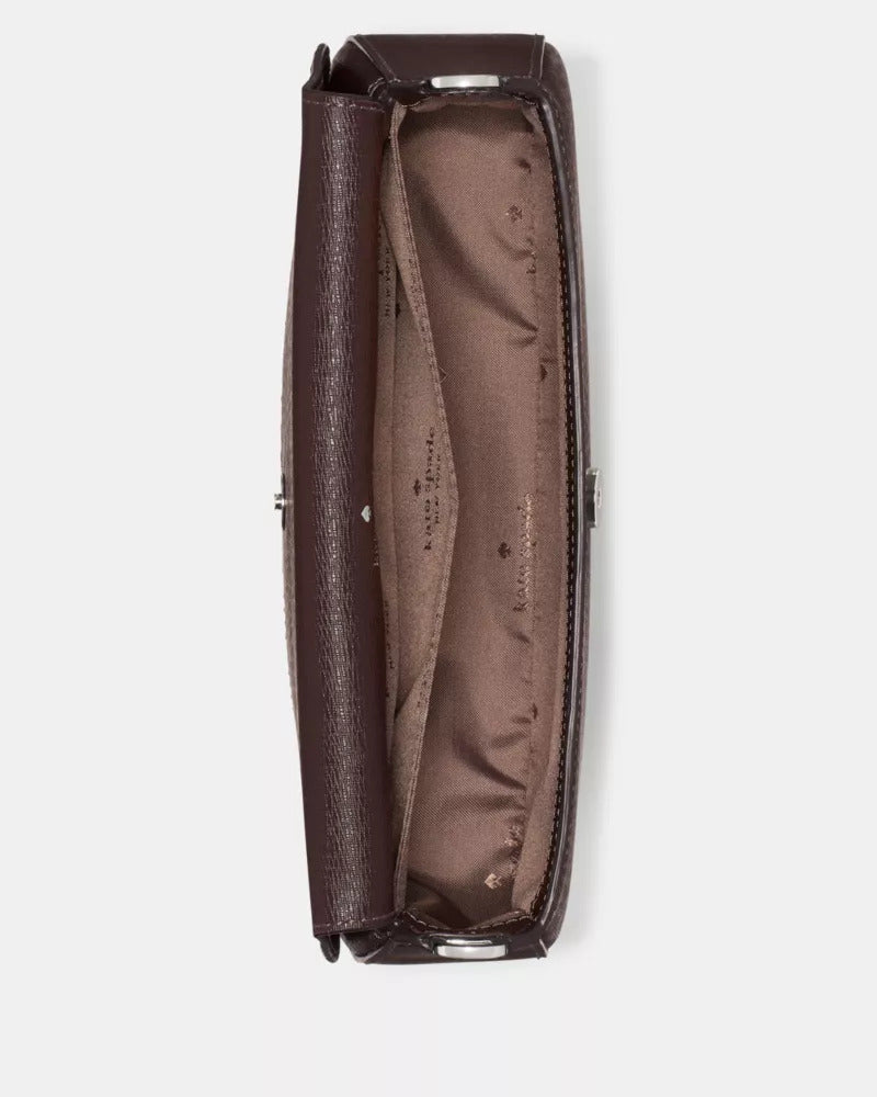 Quinn Mini Crossbody Bag Hot Fudge