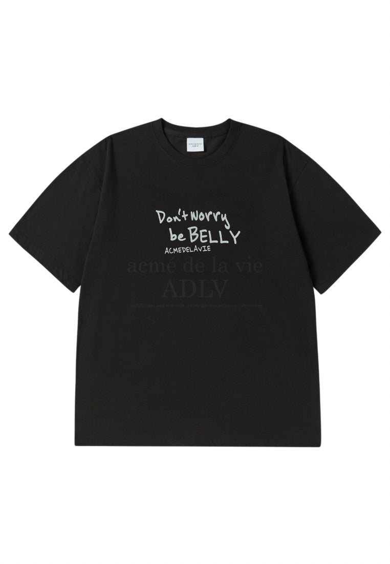 Rabbit Belly Short Sleeve T-Shirt Black