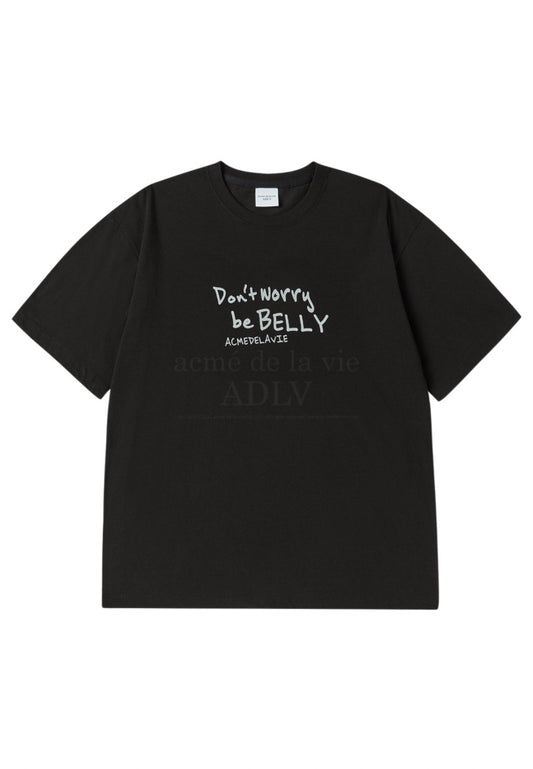 Rabbit Belly Short Sleeve T-Shirt Black