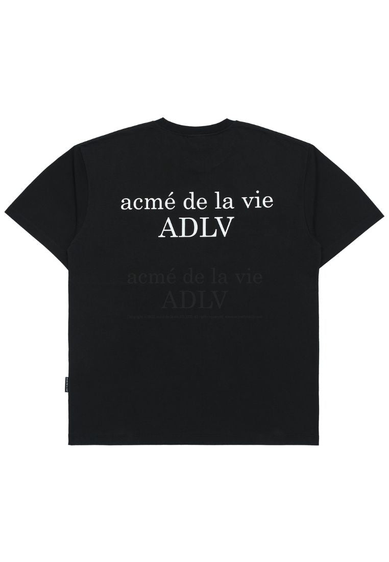 Rabbit Doll Short Sleeve T-Shirt Black