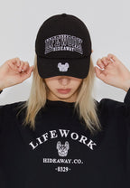 Radog Arch Logo Ball Cap Black