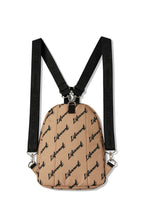 Radog Jacquard Webbing Mini Backpack Pattern Beige