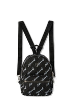 Radog Jacquard Webbing Mini Backpack Pattern Black