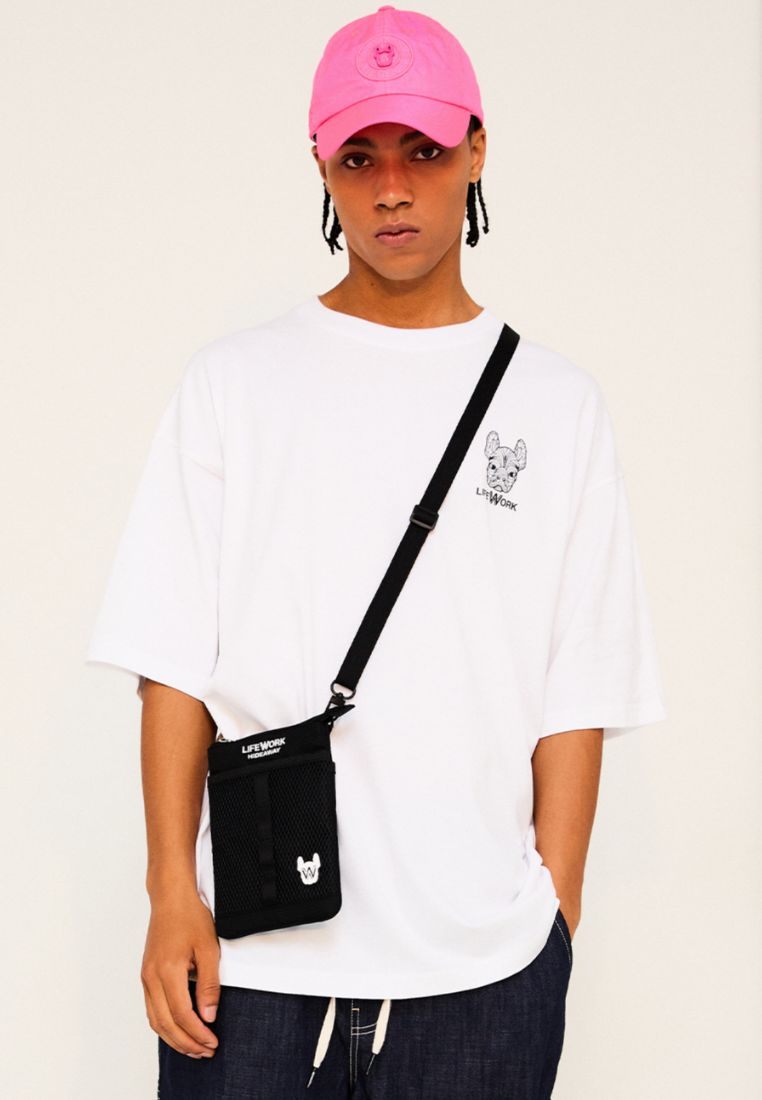 Radog Wappen Mesh Crossbag Black