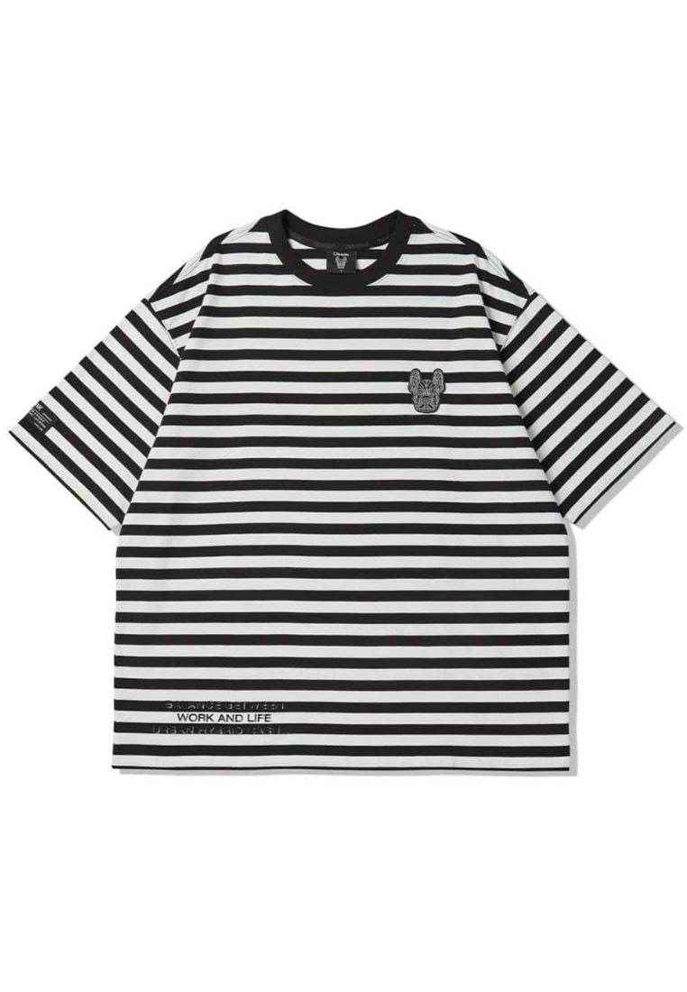Radog Wappen Stripe T-Shirt Black