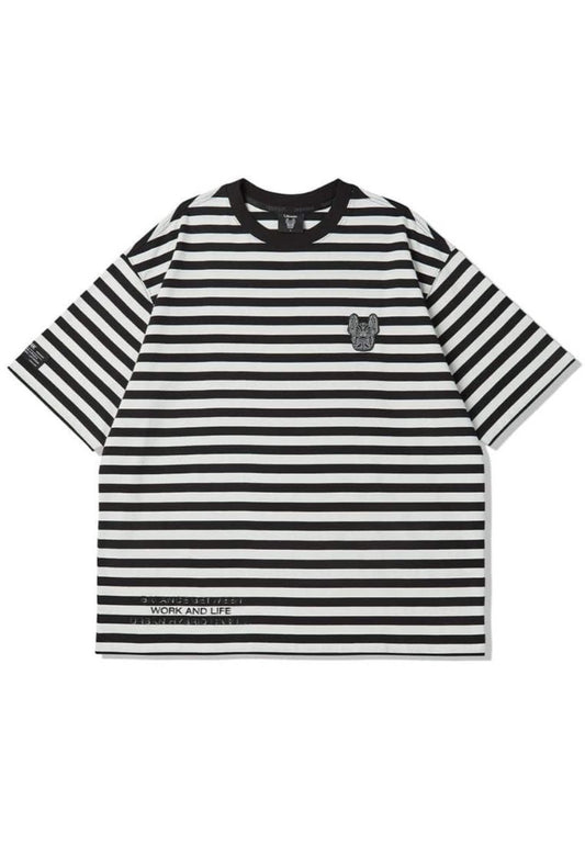 Radog Wappen Stripe T-Shirt Black