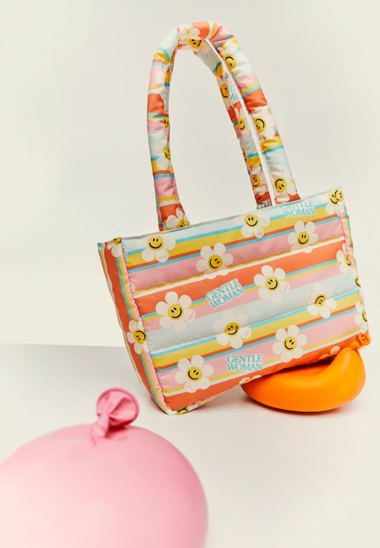 Rainbow Crush Puffer Tote
