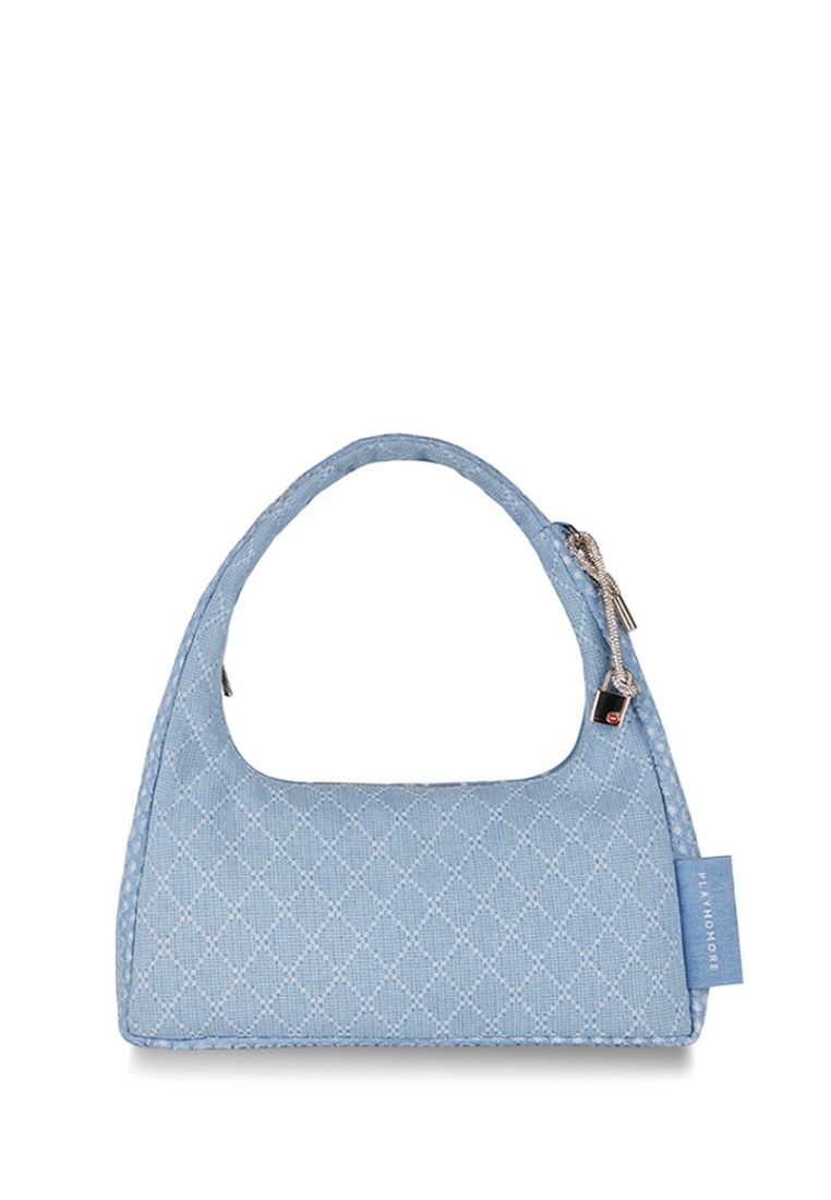 Remy Denim + Crystal Lock Holder