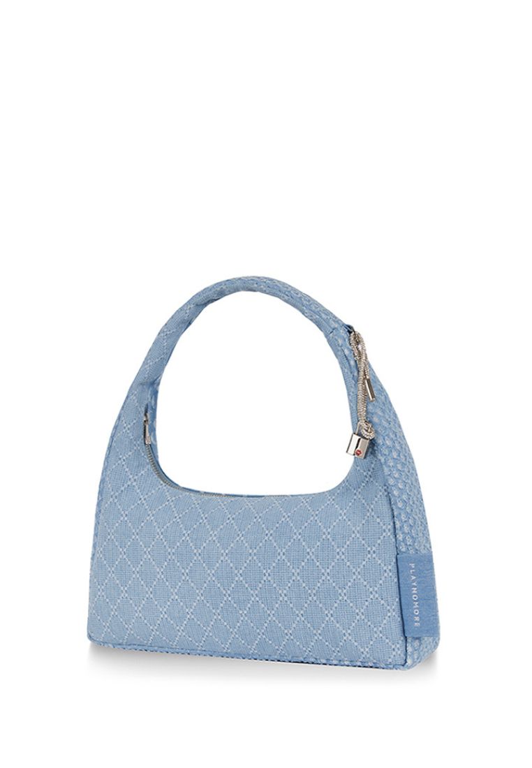 Remy Denim + Crystal Lock Holder