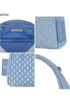 Remy Denim + Crystal Lock Holder