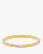 Ring It Up Pave Bangle Clear Gold
