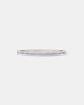 Ring It Up Pave Bangle Lilac Silver