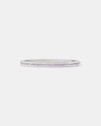 Ring It Up Pave Bangle Lilac Silver