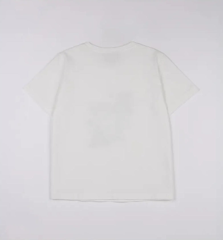 Rola Lettering Patchwork T-Shirt White
