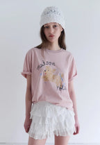 Rola Puppy Friends T-Shirt Pink