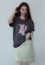 Rorabbit Friends T-Shirt Charcoal