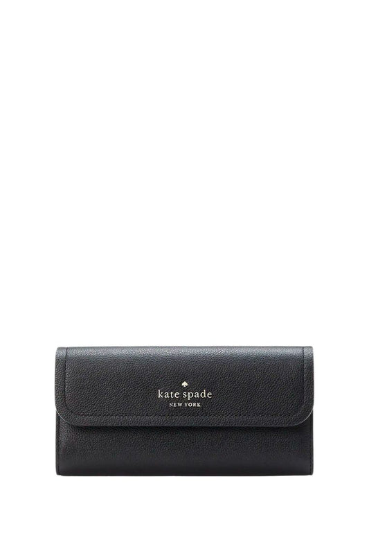 Rosie Large Flap Wallet Black