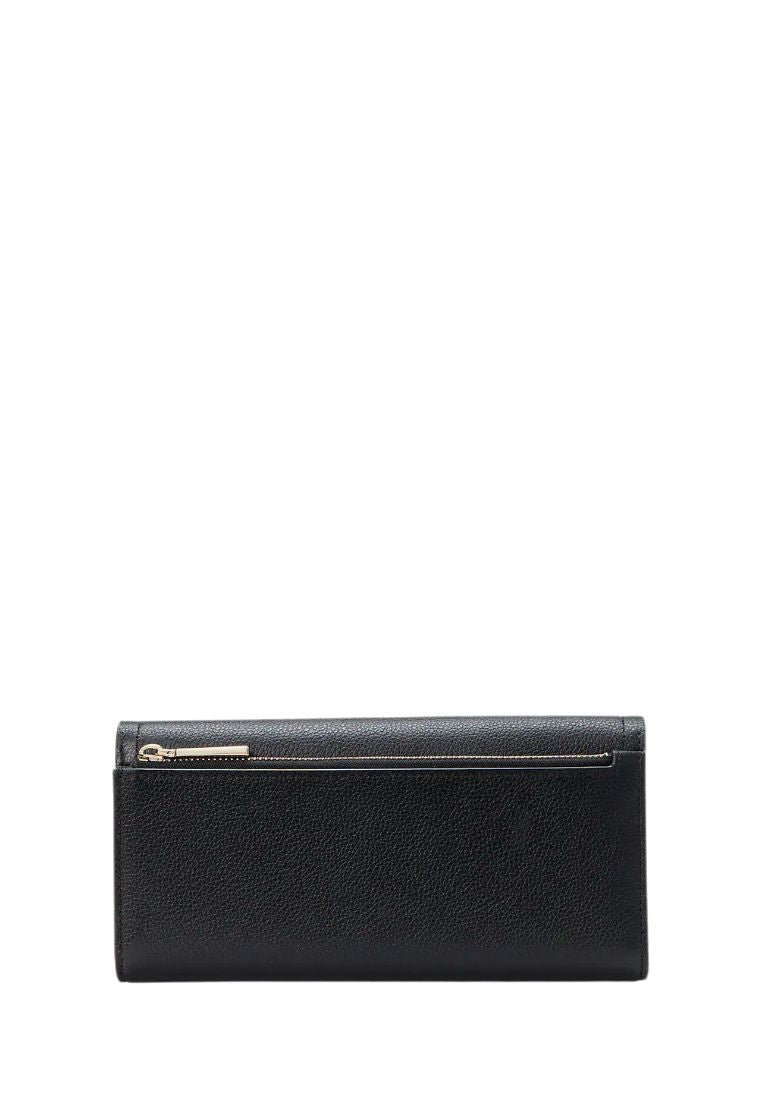 Rosie Large Flap Wallet Black