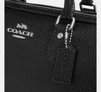 Rowan Satchel Bag Silver Black