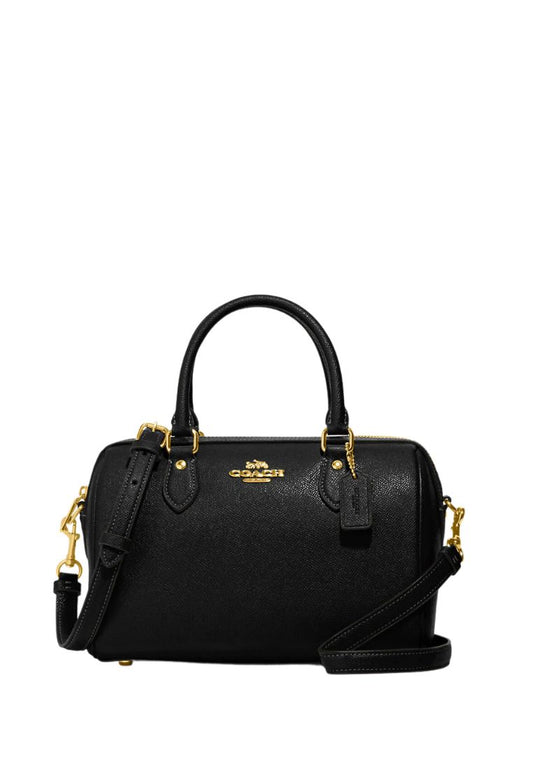 Rowan Satchel Gold Black