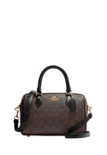 Rowan Satchel In Signature Canvas Brown Black