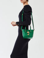 NANO BAG Croco Green