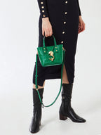 NANO BAG Croco Green