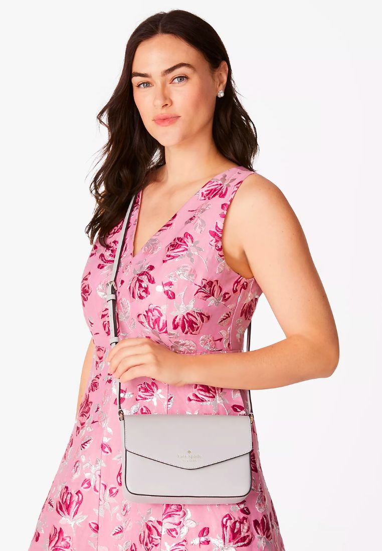 Sadie Envelope Crossbody Platinum Grey