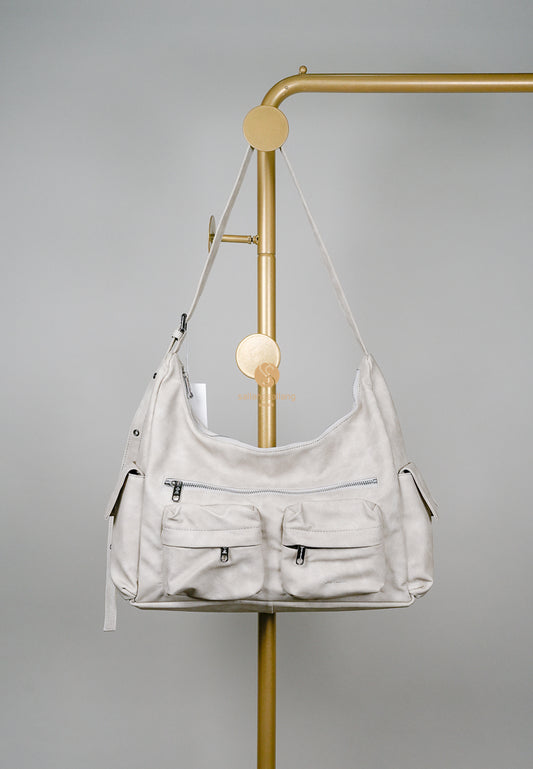 [DEFECT SALE 28] Pocket Mug Bag L Vintage Ivory