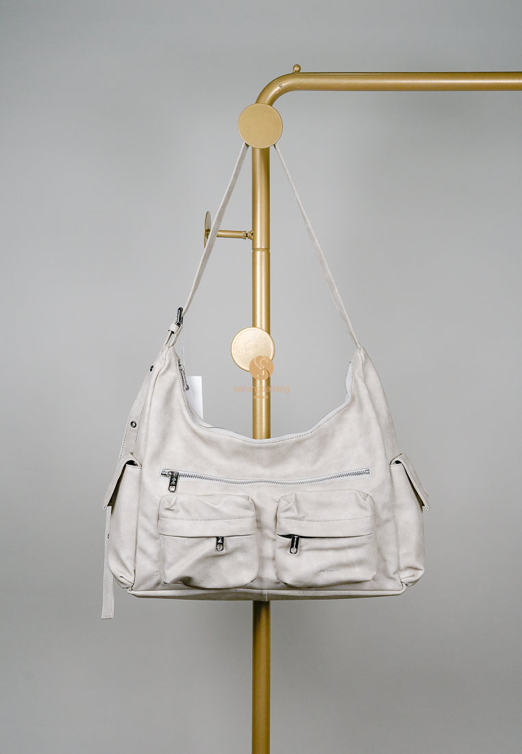 [DEFECT SALE 28] Pocket Mug Bag L Vintage Ivory
