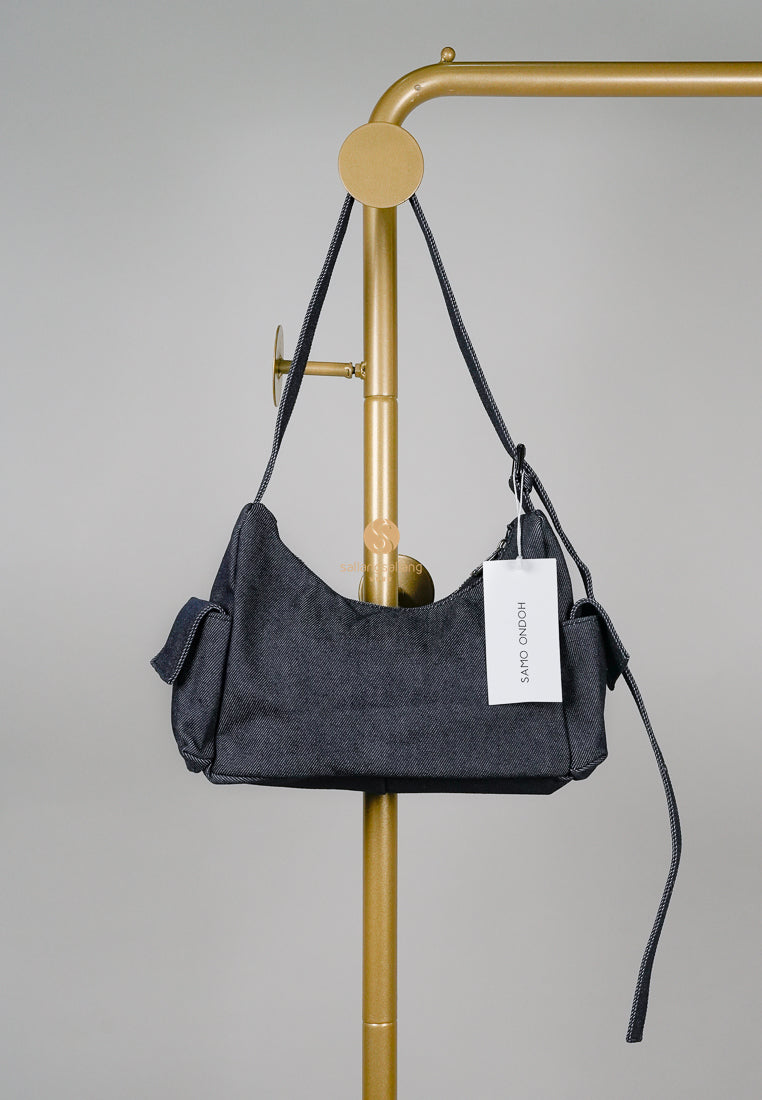 [DEFECT SALE 25] Pocket Mug Bag M Raw Denim