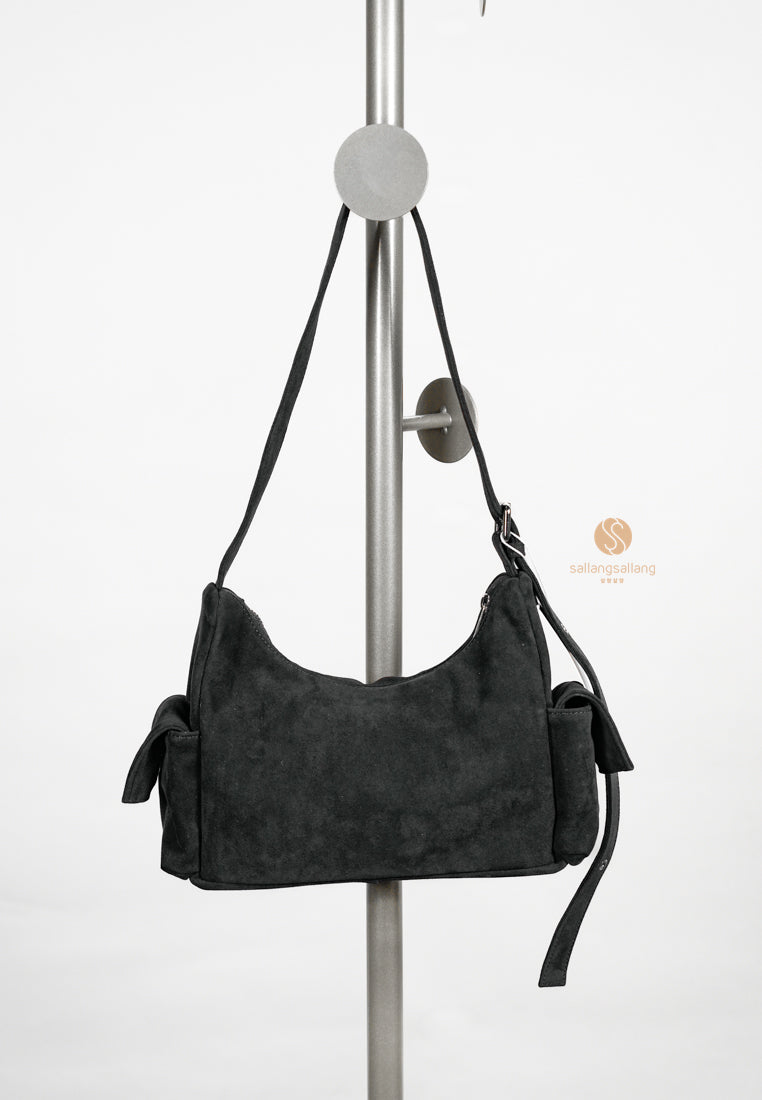 [DEFECT SALE 221] Pocket Mug Bag M Suede Black