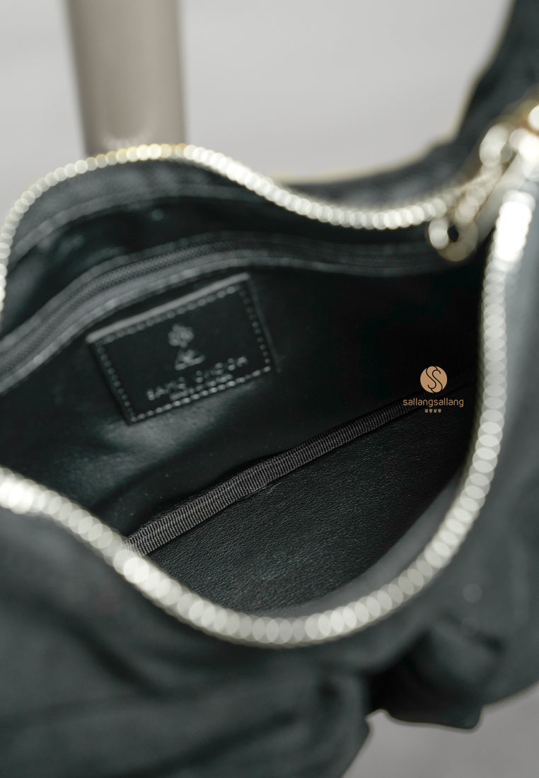 [DEFECT SALE 225] Pocket Mug Bag M Suede Black
